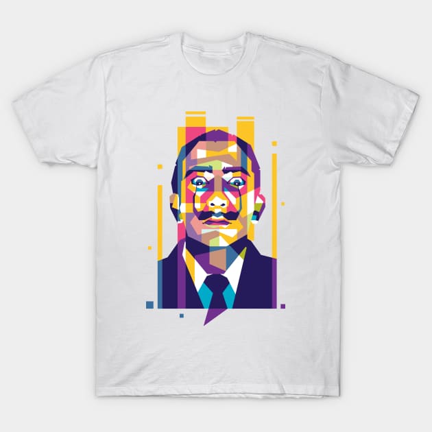 Salvador Dali Pop Art T-Shirt by AwHM17